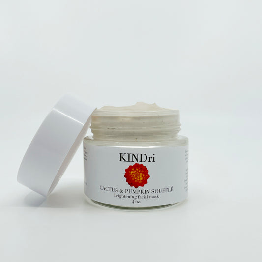 NEW! 4 oz. cactus & pumpkin soufflé brightening facial mask