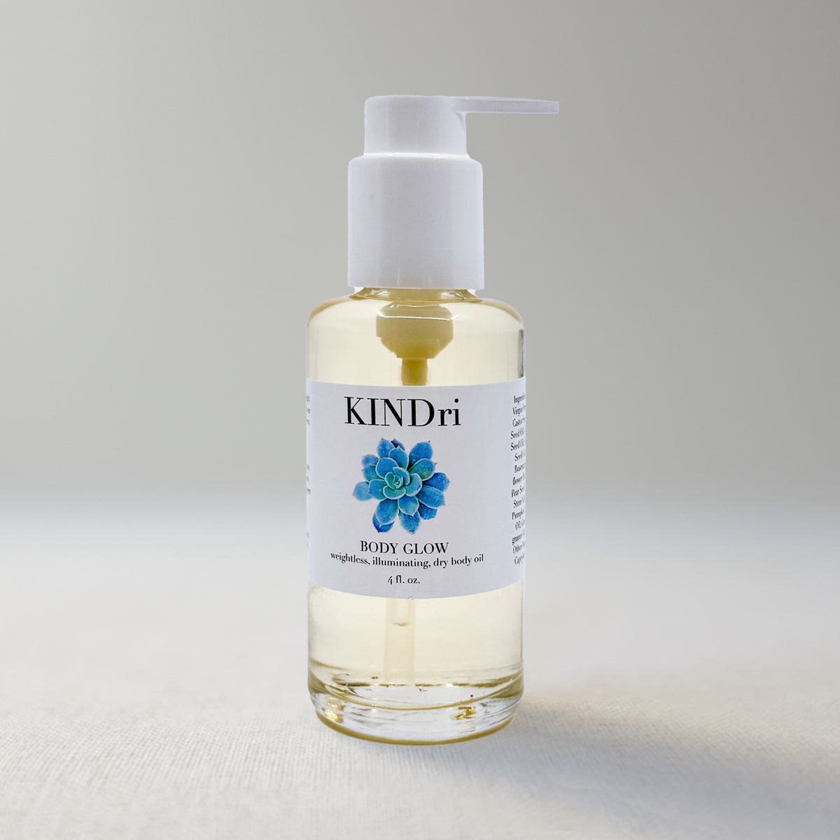 NEW! organic beauty oil body glow (new bottle)