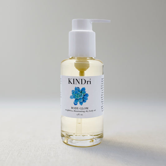 NEW! organic beauty oil body glow (new bottle)