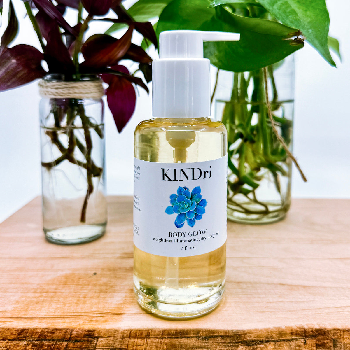 NEW! organic beauty oil body glow (new bottle)
