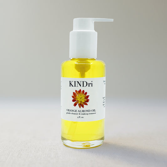 orange almond cleansing oil (new bottle)