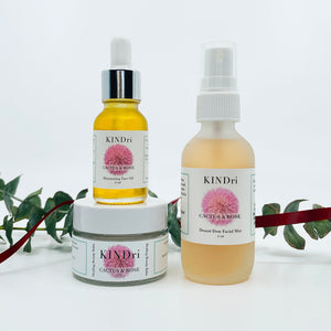 KINDri cactus & rose trio gift set